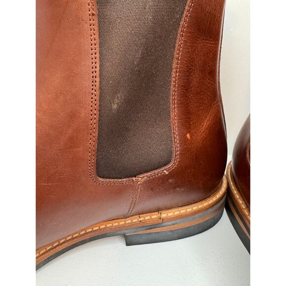 NISOLO Javier Chelsea Boot – Brandy Leather – Men’s Size 12.5 NEW in box - Picture 12 of 14